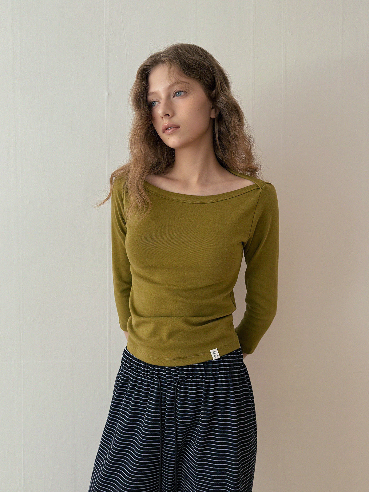 Pair Boat Neck 3/4 Sleeve T-shirt Chikkuz n/a.
