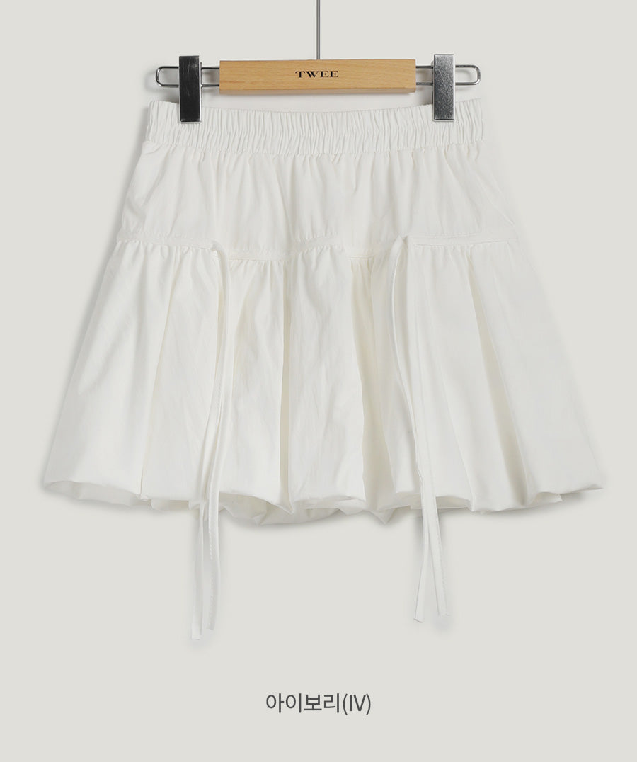 Strap Balloon Mini Skirt Chikkuz n/a.