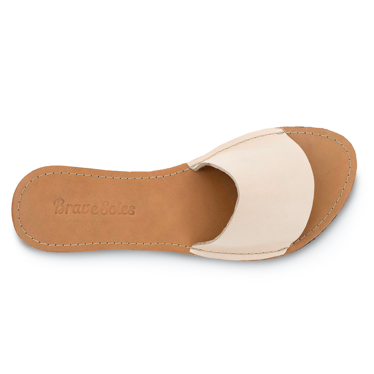 The Linda Leather Slide Sandal