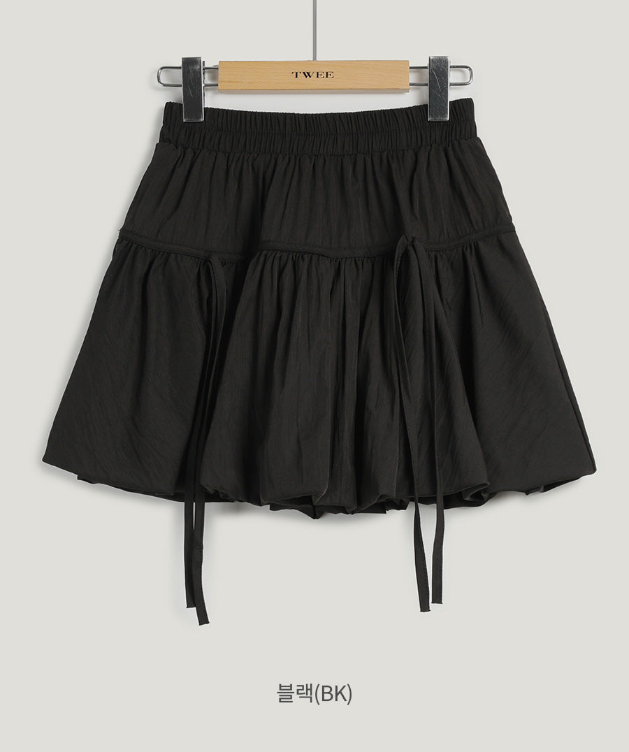 Strap Balloon Mini Skirt Chikkuz n/a.