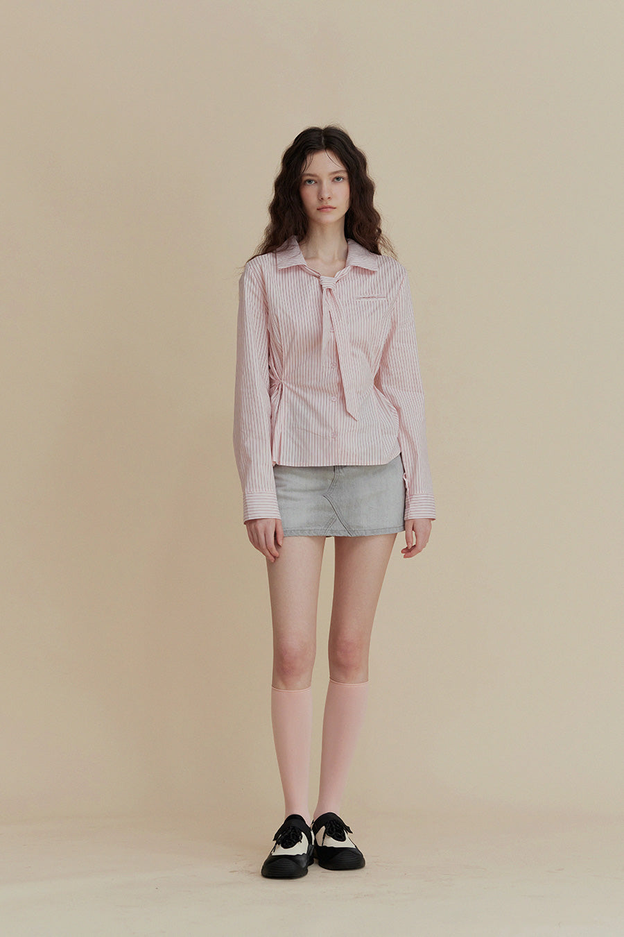 Varnish Tie Stripe Shirt Chikkuz n/a.