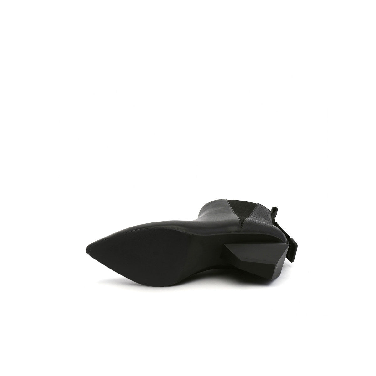 Futuristic Paneled Ankle Boots-4