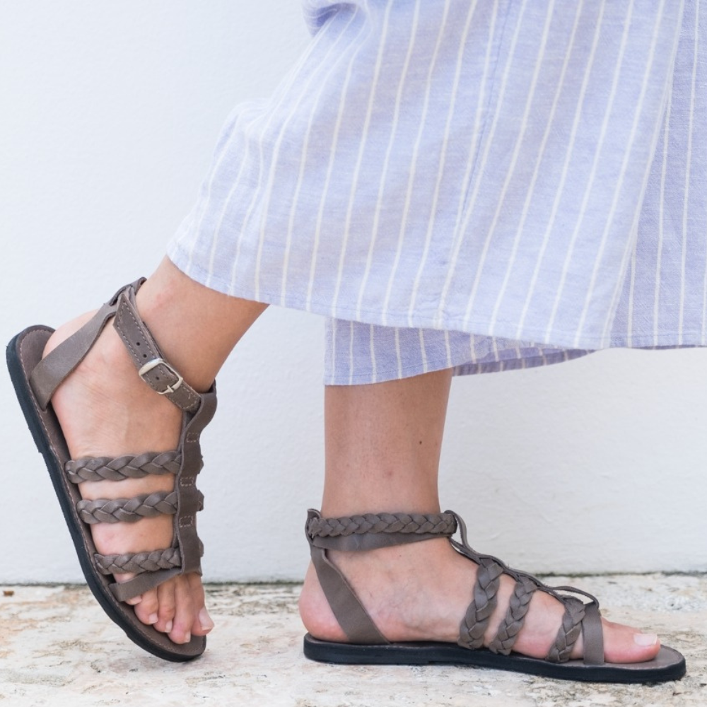 The Kaitlin Gladiator Leather Sandal