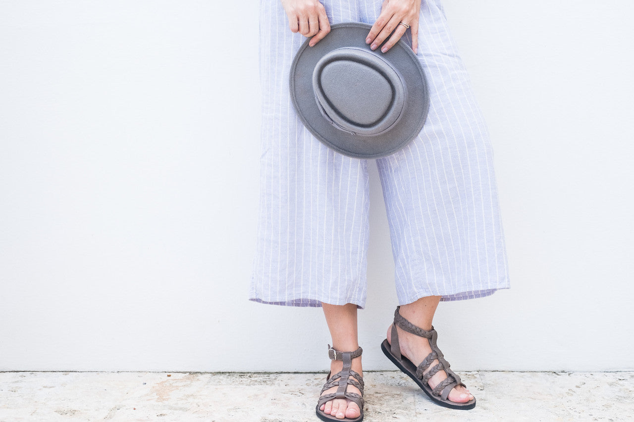 The Kaitlin Gladiator Leather Sandal