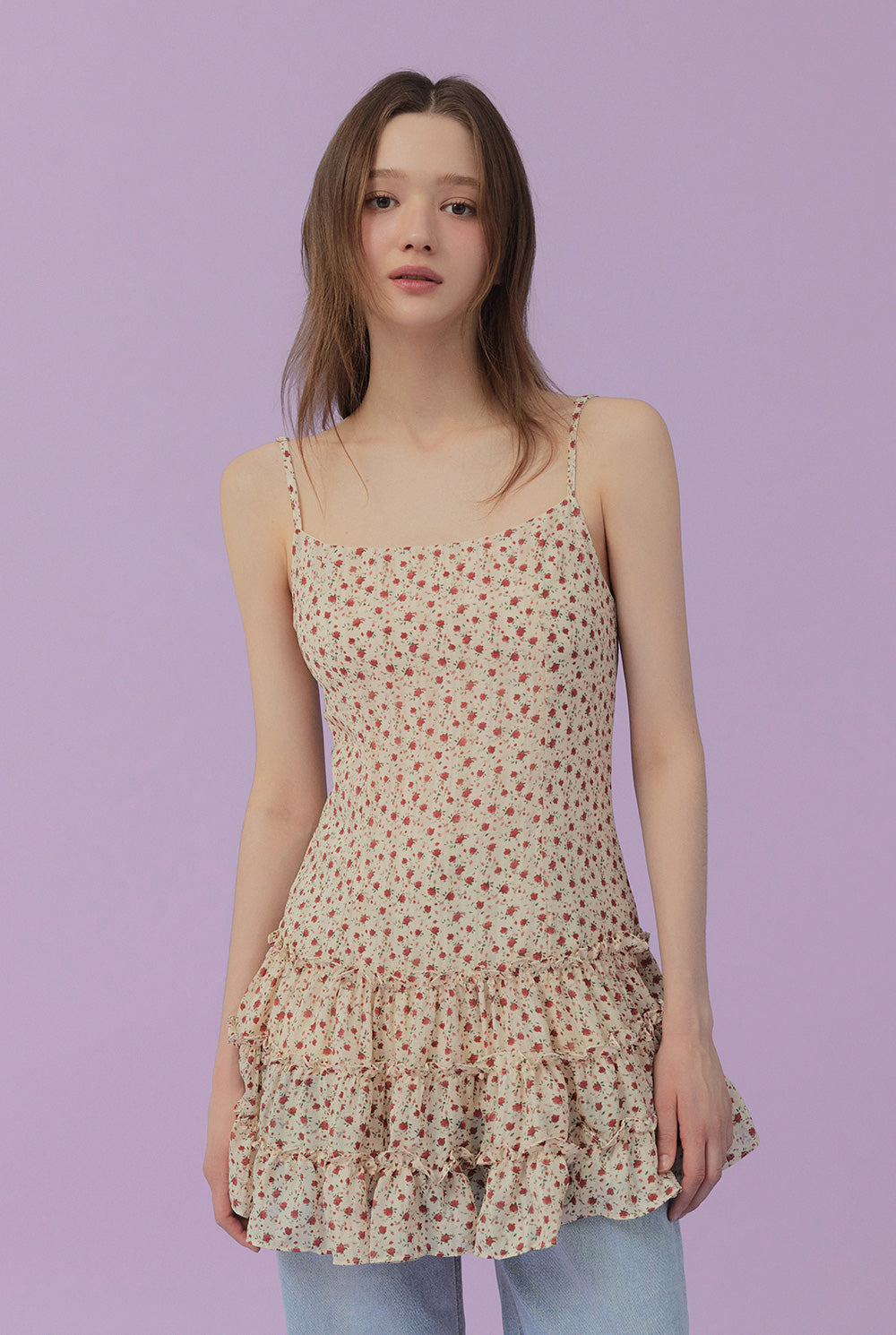 Ldoor Ruffle Mini Dress  Chikkuz  n/a.