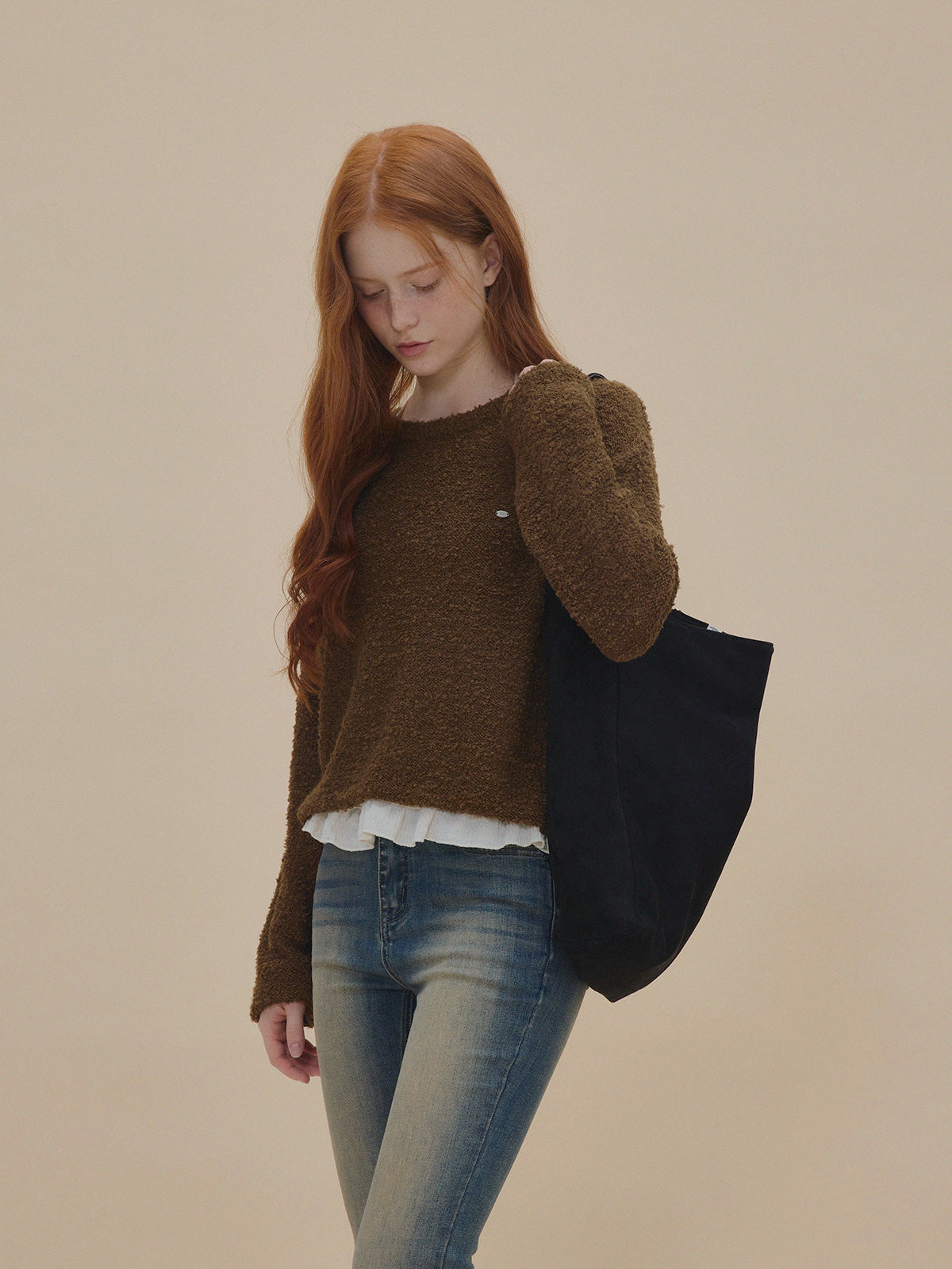 Orit Bouclé Long Sleeve Knit  Chikkuz  n/a.
