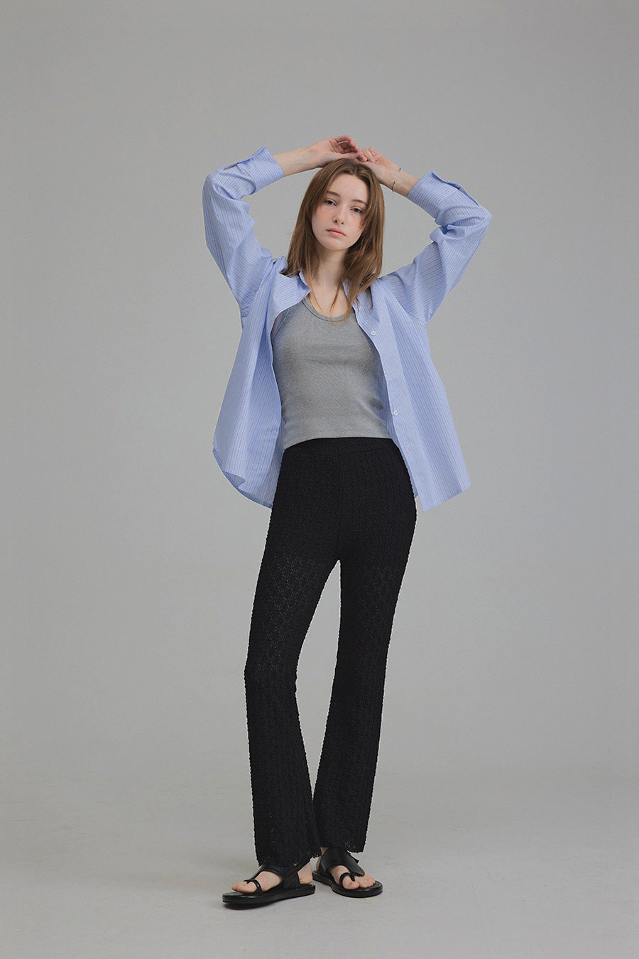 Stripe Overfit Shirt  Chikkuz  n/a.