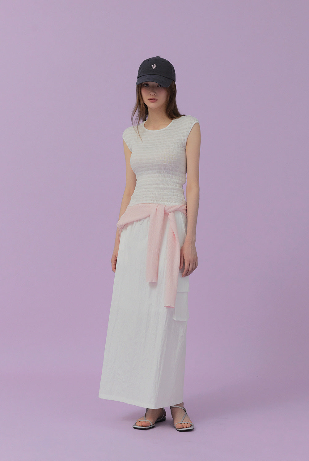 Morini Back-Slit Pleated T-Shirt  Chikkuz  n/a.