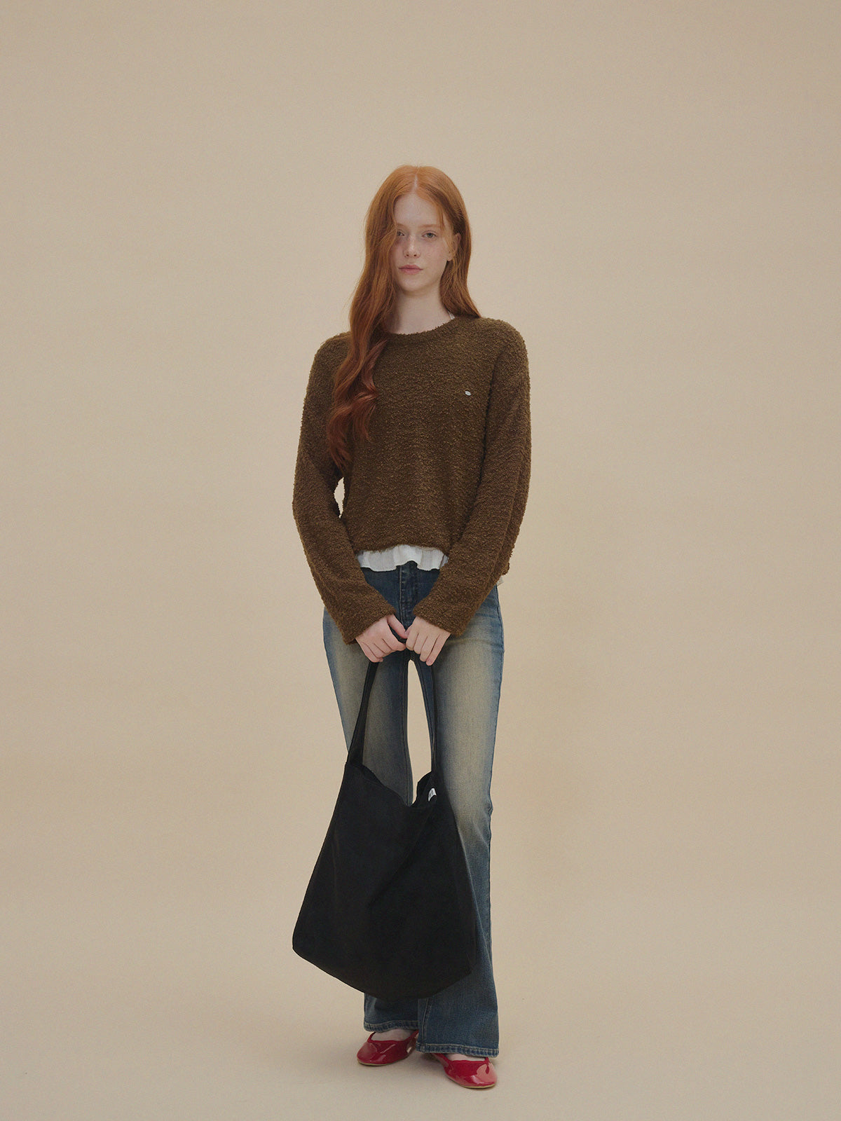 Orit Bouclé Long Sleeve Knit  Chikkuz  n/a.