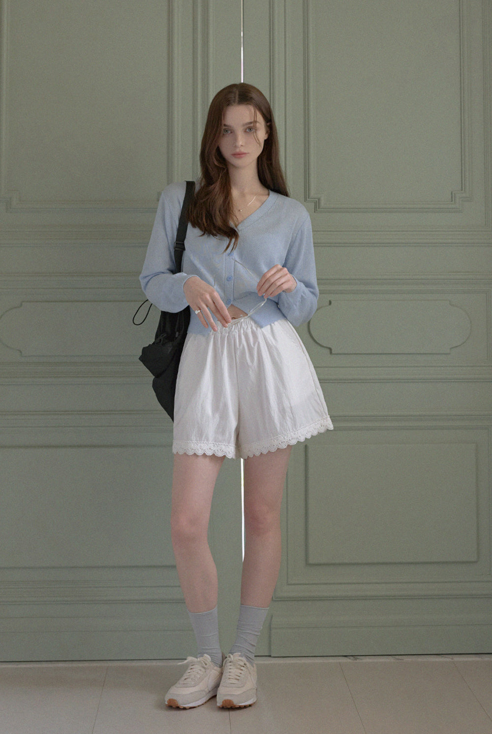 Evelyn V-Neck Cardigan  Chikkuz  n/a.