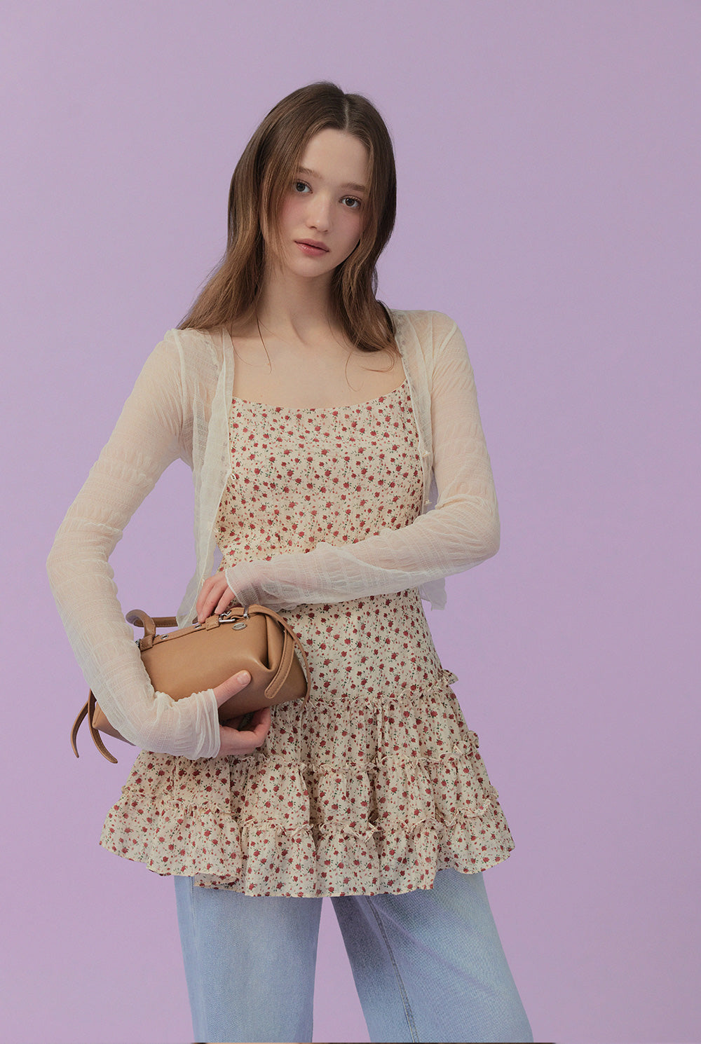 Ldoor Ruffle Mini Dress  Chikkuz  n/a.