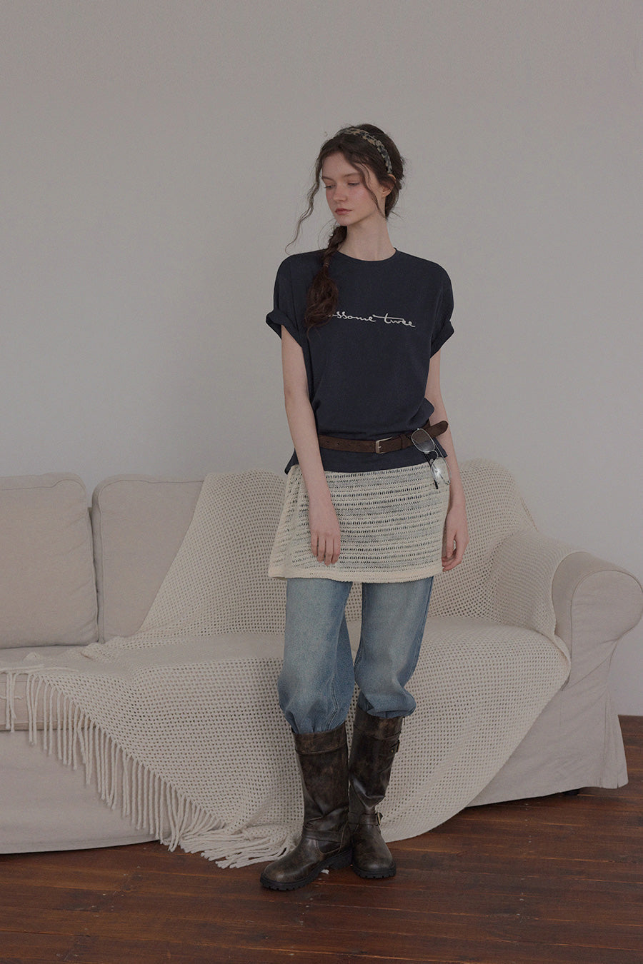 Roa Washed Wide Denim  Chikkuz  n/a.