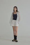 Benrit Oversized Stripe Shirt (with Scrunchie Set)  Chikkuz  n/a.