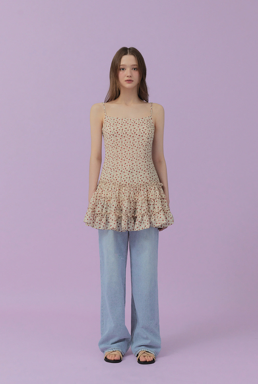 Ldoor Ruffle Mini Dress  Chikkuz  n/a.