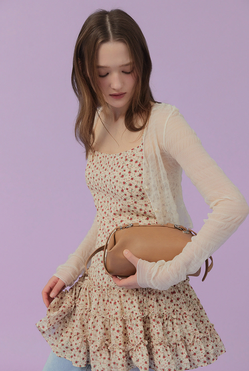 Ldoor Ruffle Mini Dress  Chikkuz  n/a.