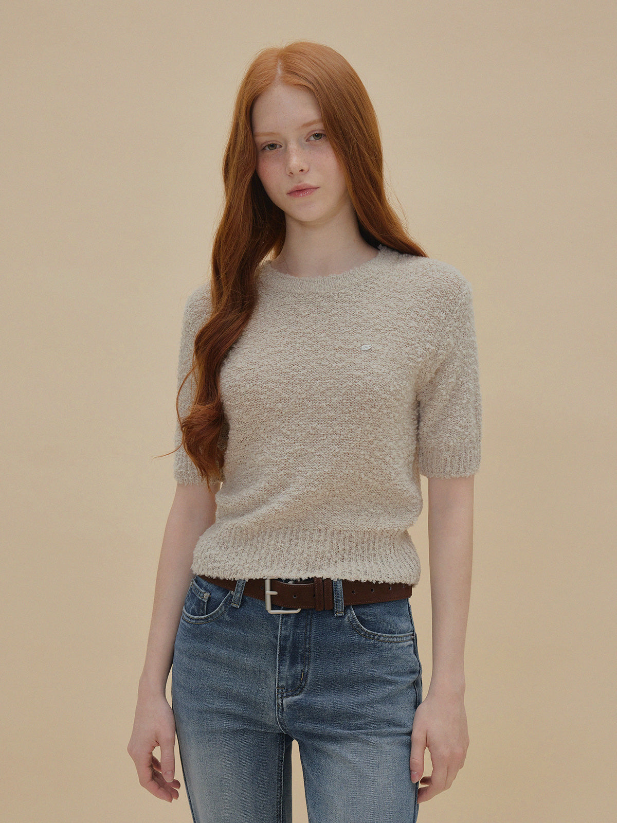 Orit Bouclé Short Sleeve Knit  Chikkuz  n/a.