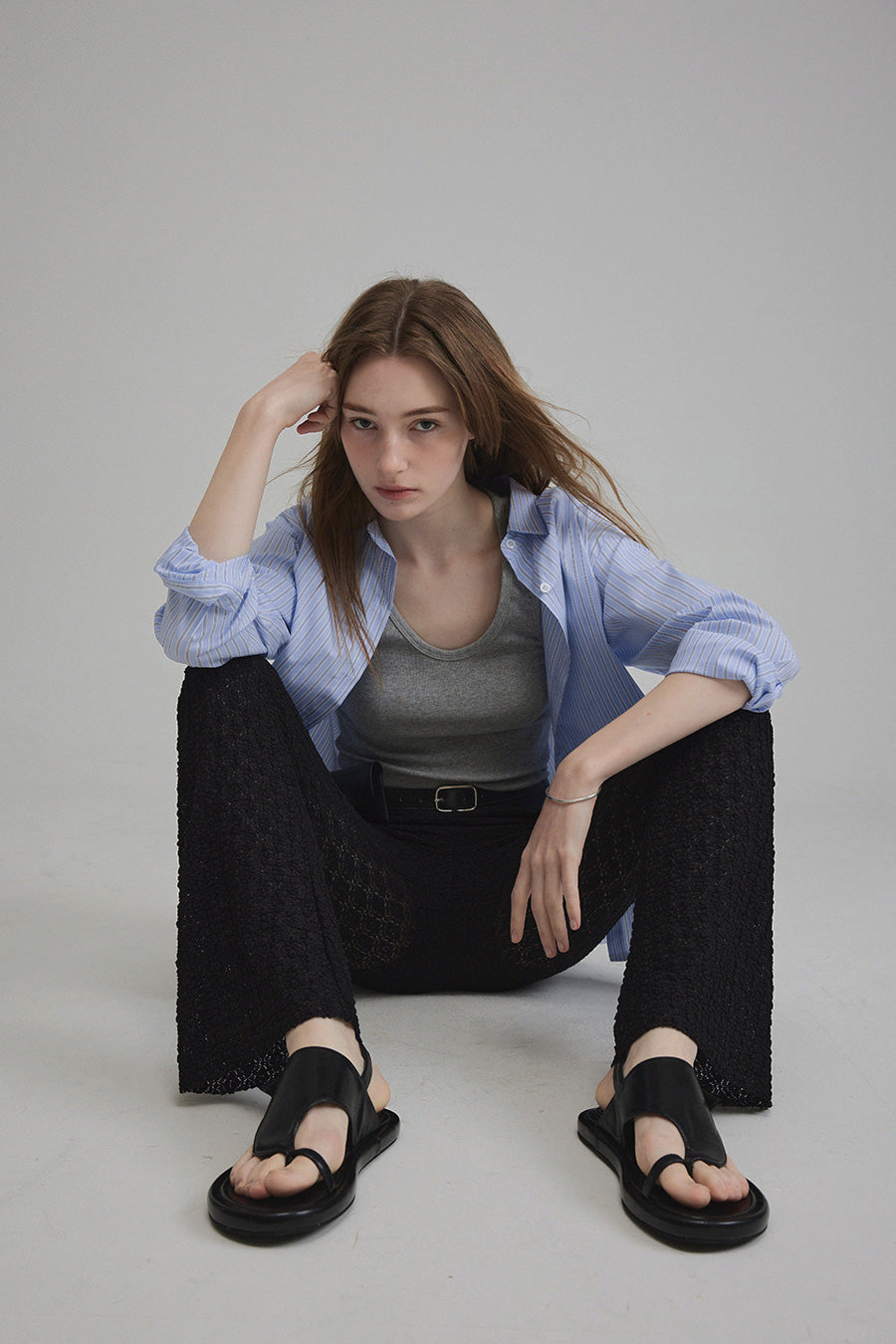 Stripe Overfit Shirt  Chikkuz  n/a.