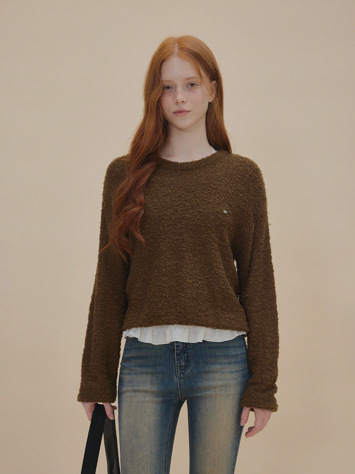 Orit Bouclé Long Sleeve Knit  Chikkuz  n/a.