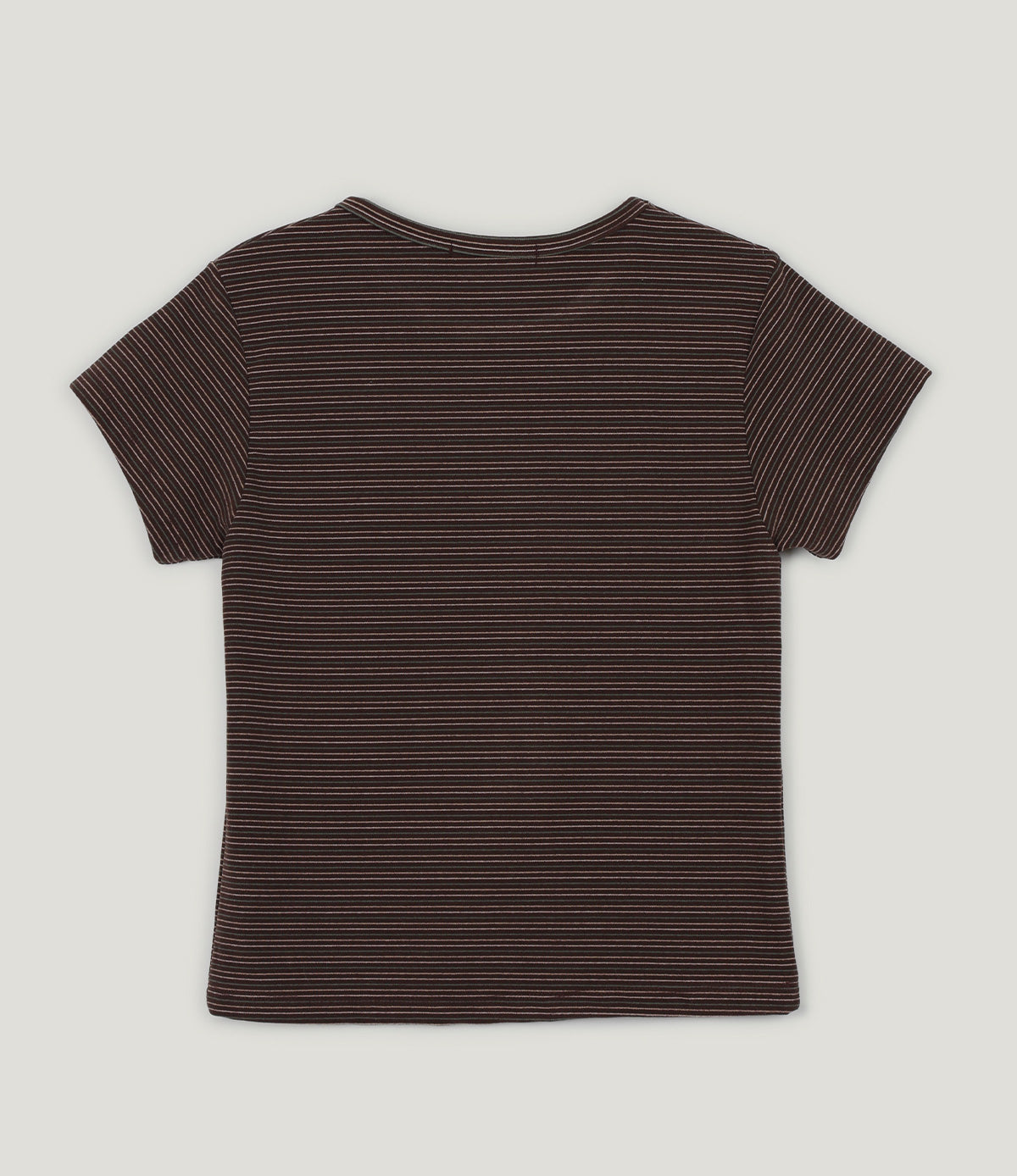 Stripe Peach Short Sleeve Tee  Chikkuz  n/a.