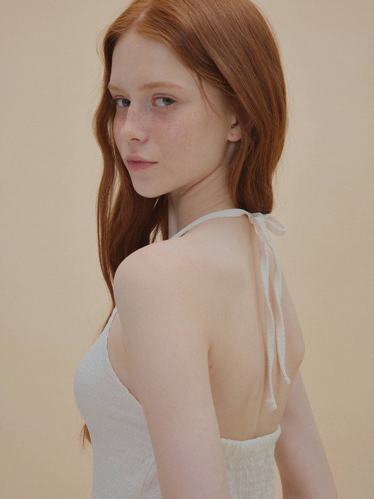 Nine Wrinkle Halter Bustier  Chikkuz  n/a.