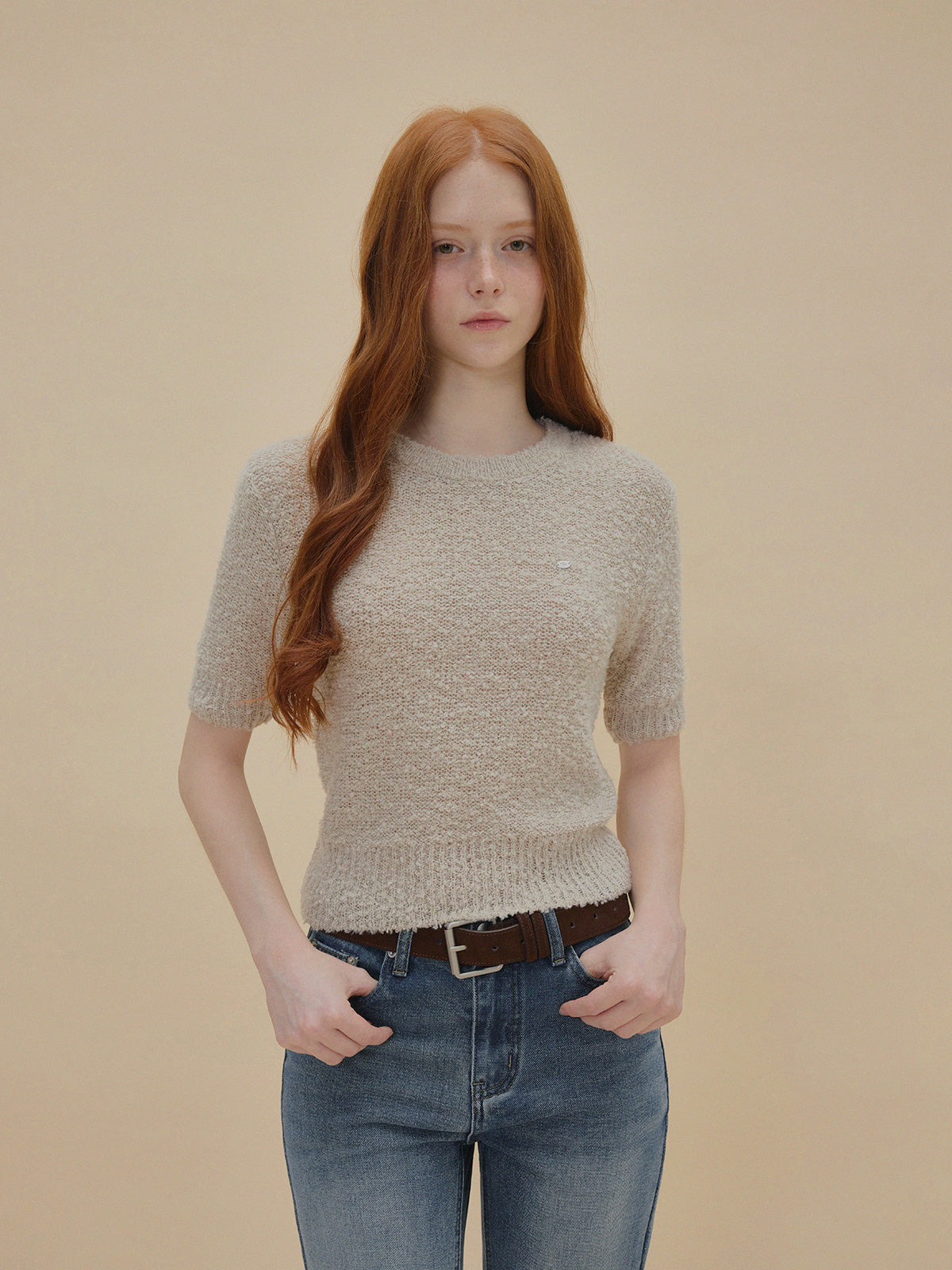 Orit Bouclé Short Sleeve Knit  Chikkuz  n/a.