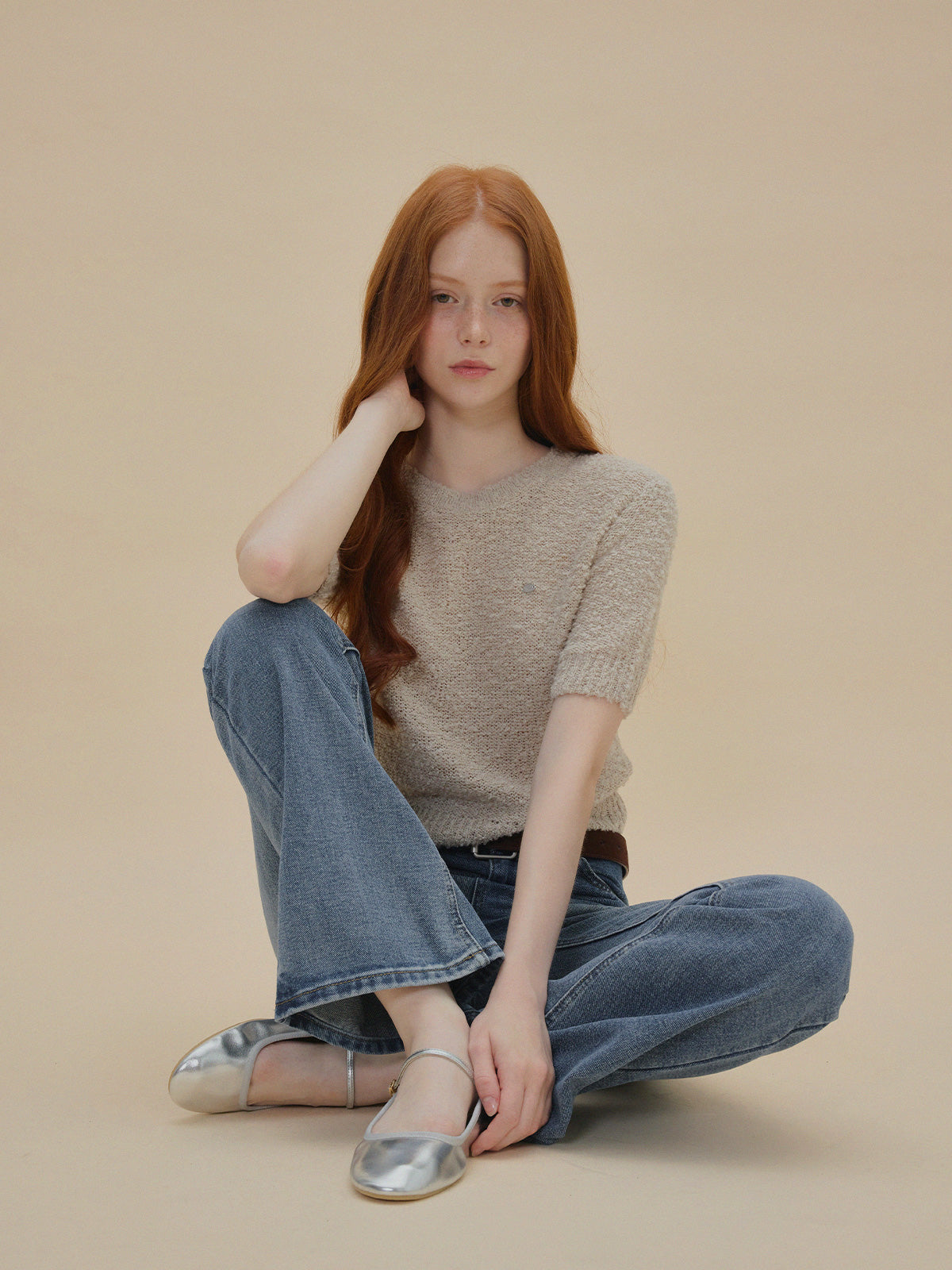 Orit Bouclé Short Sleeve Knit  Chikkuz  n/a.