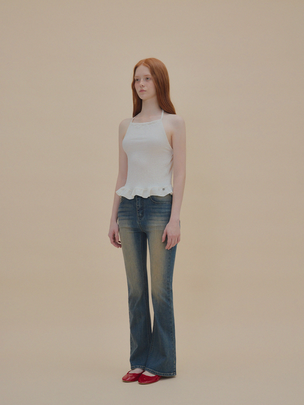 Nine Wrinkle Halter Bustier  Chikkuz  n/a.
