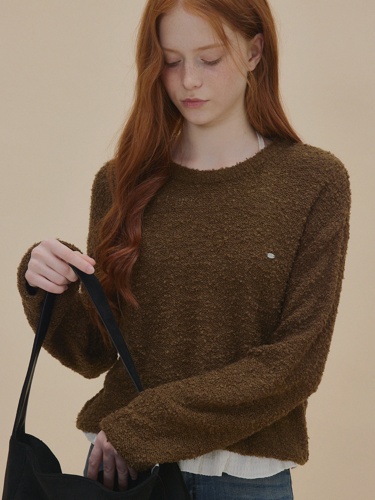 Orit Bouclé Long Sleeve Knit  Chikkuz  n/a.