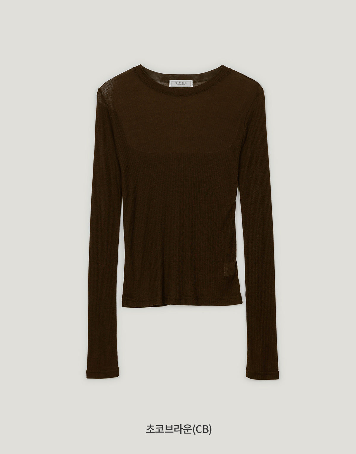 See-Through Round T-Shirt  Chikkuz  n/a.