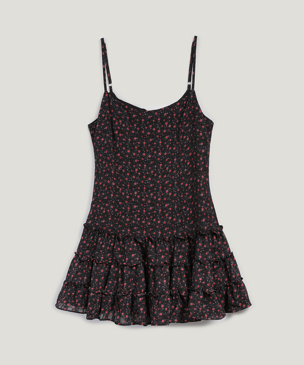 Ldoor Ruffle Mini Dress  Chikkuz  n/a.