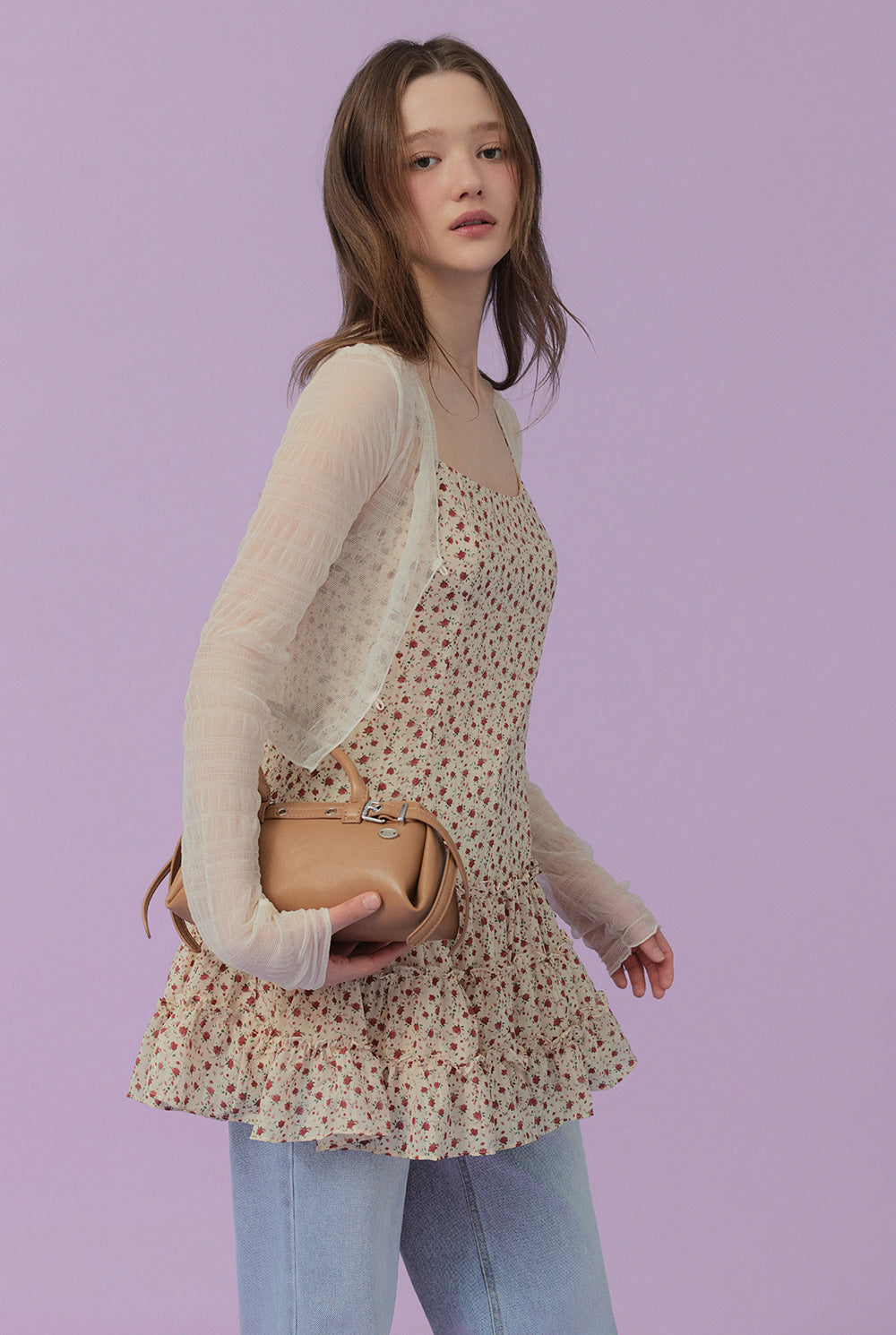 Ldoor Ruffle Mini Dress  Chikkuz  n/a.